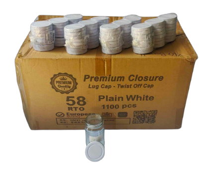 58mm Lug Type Cap Per Box 5% Discounted