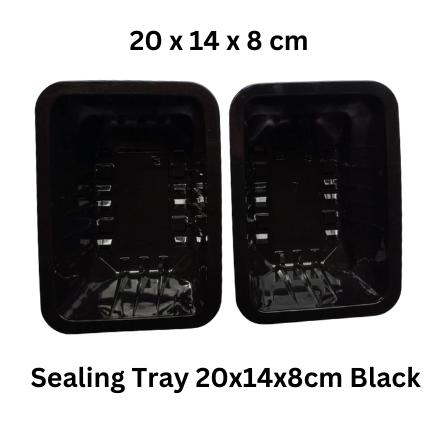 Sealing Tray 20x14x8cm Black