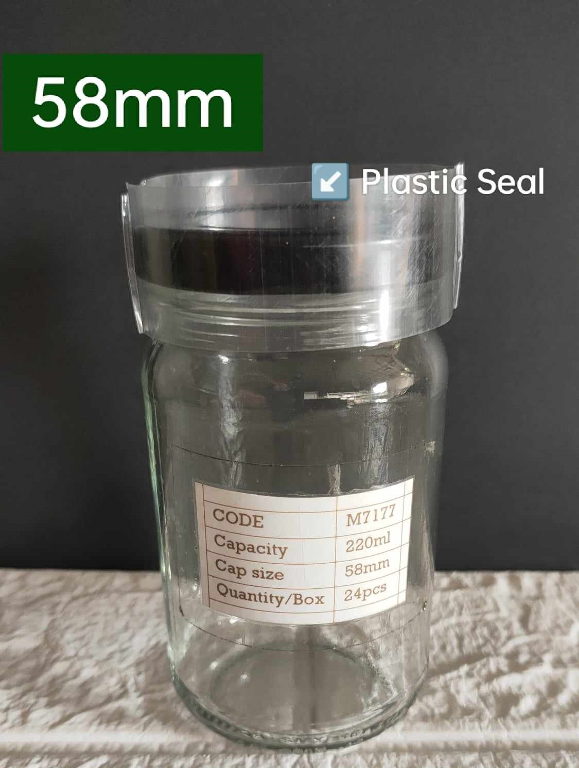 Plastic Seal 58mm