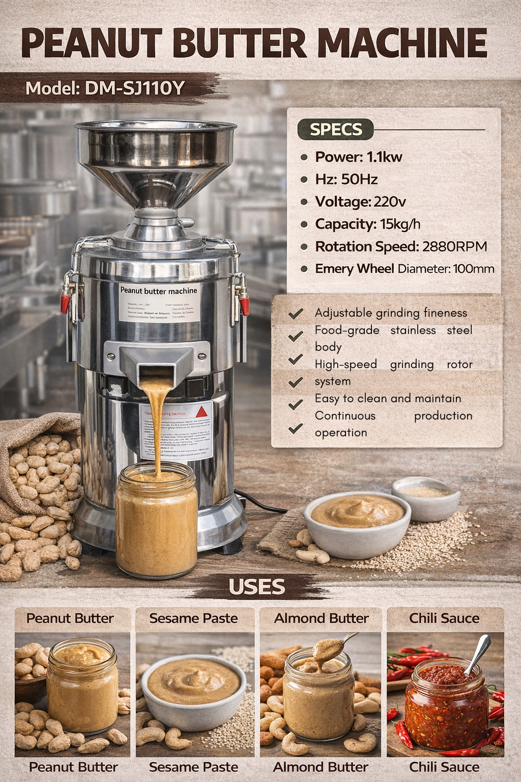 Peanut Butter Machine