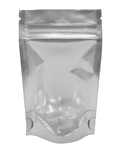 Half Metal Half Clear Pouch
