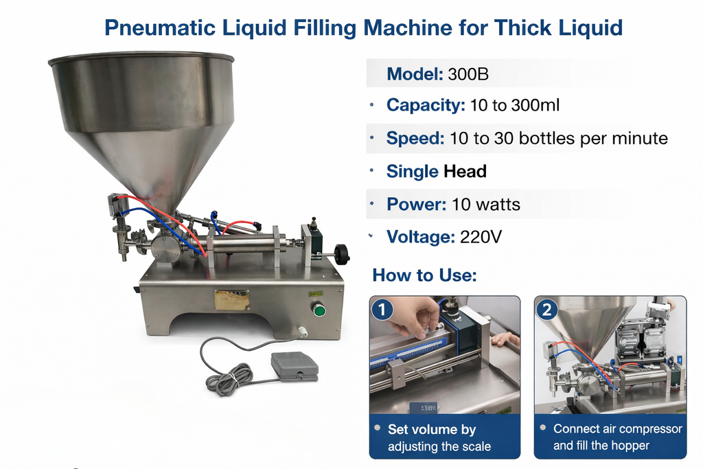 Pnematic Liquid Machine for Thick Liquid