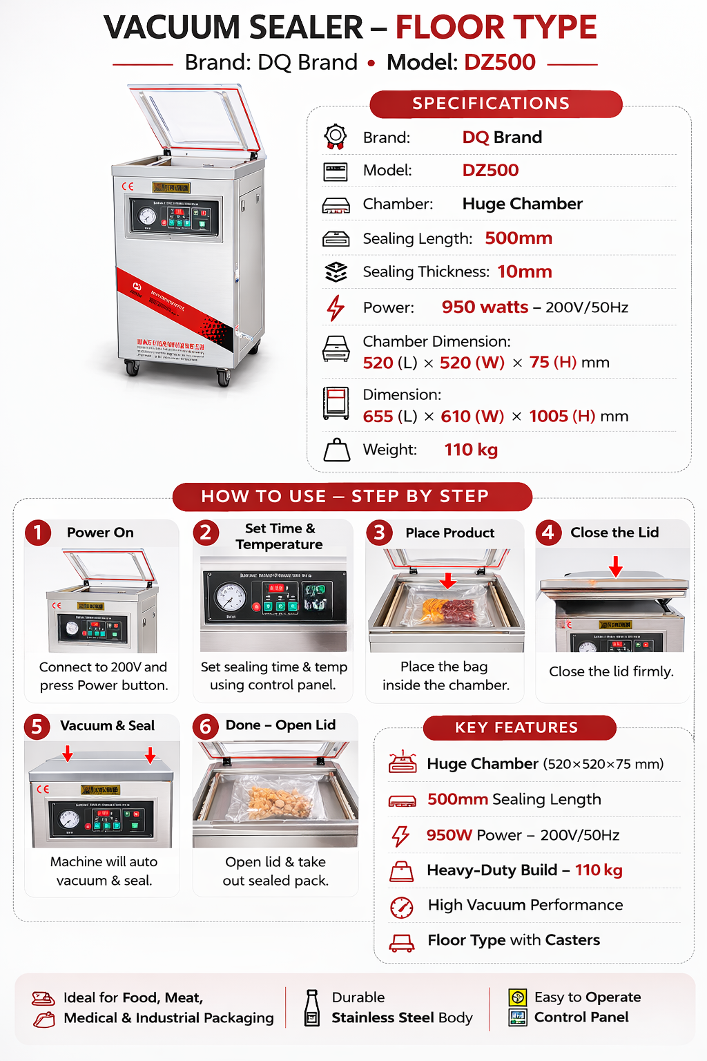Vacuum Sealer DZ500