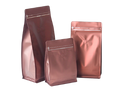Brown Coffee Pouch Gusset Type w/ Valve