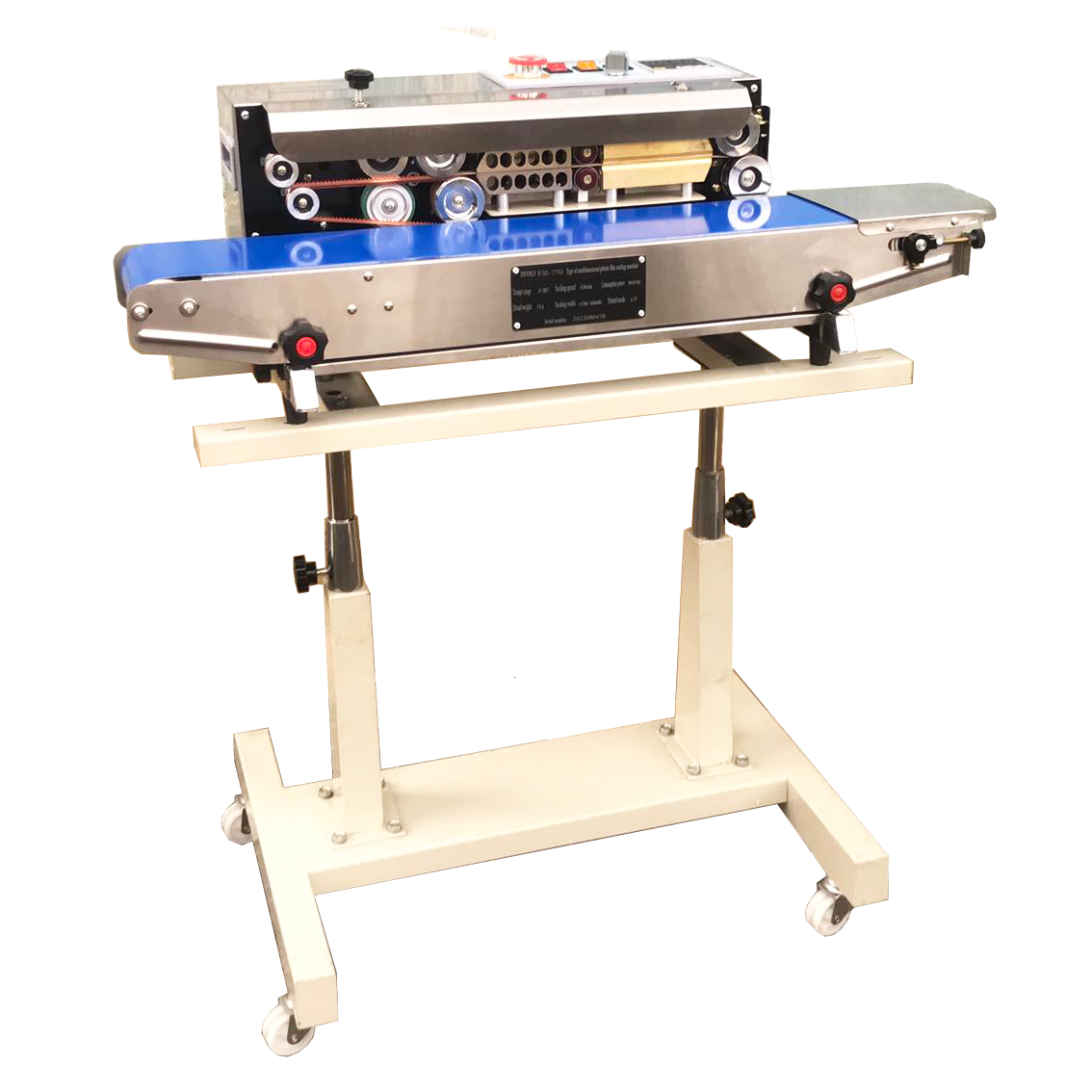 Continuous Band Sealer Stainless with Stand