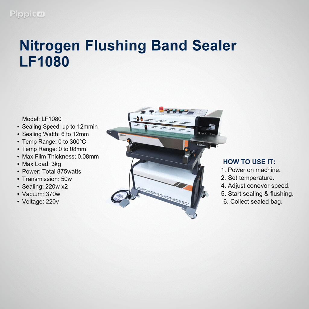 Nitrogen Flushing Band Sealer LF1080